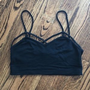 SOLD- Criss cross strap top